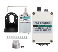 XD - Moteur de réduction 37GB3530 DC12V avec support, moteur micro-engrenage à vitesse réglable CW/CCW tout en métal pour machines CNC et instruments de précision (300 tr/min)