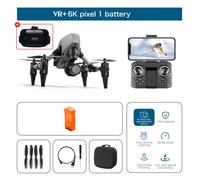 Xd1 Pro Mini Drone Professionnel 8k Avec Caméra Hd,Gps,Photographie Aérienne,Alliage Pliable,Quadcopter Pour Hélicoptère Rc,Jouets Pour Enfants - Type 6k Dual 1b Vr-Generique