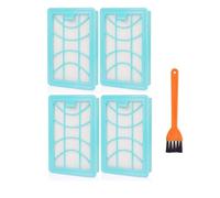 XD3110/09 Lot de 4 filtres de rechange pour aspirateur Philips Series 3000 Performer Compact XD3100, XD3110, XD3112, XD3140 - Filtre d'échappement HEPA de rechange