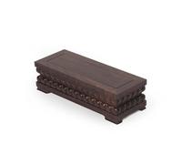 XDAWQP Base de Pot de Fleurs d'intérieur en Bois, Base de Plantes en Pot Domestique, Base de brûleur d'encens en Bois Massif, Ornements de Hall d'entrée, présentoir de Pot ，Large