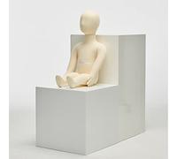 XDAWQP Mannequin de Couture pour Enfants de 1 à 9 Ans, Mannequin Assis pour vêtements pour Enfants, Unisexe, Corps Entier, Mannequin pour Tout-Petits et Adolescents, a，Beige 3 Years Old