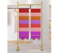 XDAWQP Présentoir à vêtements pour Magasin de vêtements, présentoir Commercial pour Papier d'emballage, Rangement de Rubans, Support Vertical Multifonctionnel en métal pour,Gold W 45cm/17.7in