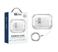 XDcase Coque pour AirPods 4 Transparent Silicone Automatique Pop-Up Earbud Case pour AirPods 4 (Transparent)