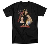 XDCERE Charmed TV Series, Original Cast Mens Unisex T-Shirt - Available SM to 5X -New BlackLarge