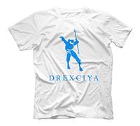 XDCERE Drexciya T-Shirt 100% Cotton Detroit Electro Underground Resistance Aux 88 WhiteLarge
