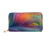 XDCYWBZDBC Dream Colorful Ladies Long Portefeuilles de voyage Porte-cartes de crédit Porte-cartes de crédit Grande capacité Portefeuille Fermeture éclair Porte-cartes de visite Mode Notecase, Noir ,