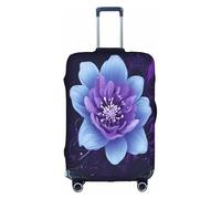 XDCYWBZDBC Housse de bagage rectangulaire Mandala élastique de voyage Tao18-81,3 cm Housse de bagage avec fermeture éclair Anti-rayures Anti-poussière Fixation et démontage rapides, blanc, M, Bagage à