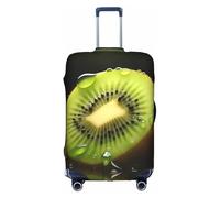 XDCYWBZDBC Kiwi Slice Tao18-81,3 cm Housse de bagage élastique avec fermeture éclair Anti-rayures Anti-poussière Fixation et démontage rapides, blanc, XL, Bagage à main
