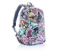XDDesign XDP705.868, XD Design Bobby Soft Art Sac à Dos antivol Grafitti Mixte, Multicolore, Taille Unique