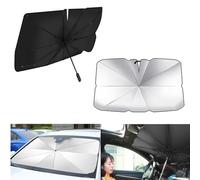 XDDHH Parapluie Pare Soleil Voiture pour Peugeot 406 1995-2005,Pare-Brise Avant Protection UV Privée Protège Couverture,M 140×80cm-B