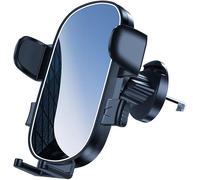 XDDHH Support Téléphone Voiture,pour Peugeot 108 Like/Active/Style/Allure 2014-2023 Support Telephone Voiture Porte Telephone Grille Aération Voiture Réglable,A/Bright Black