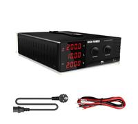 XDDQWSWA Alimentation CC programmable for établi, contrôle par Logiciel RS232/USB, 30 V 100 A, 80 V 20 A, 200 V 10 A, 15 V 100 A, 60 V 30 A, 60 A(80V20A 1600W,AC 220V)