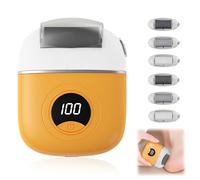Xdealcozyxc Dispositif de réparation et de meulage des pieds rechargeable par USB, broyeur électrique pour enlever les pieds avec 6 rouleaux de rechange