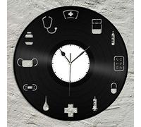 XDG Fier d'être Une infirmière médecin infirmière Horloge Vinyle Horloge Murale Souvenir Cadeau Chambre décor Vintage Design Bureau Bar Chambre décor à la Maison