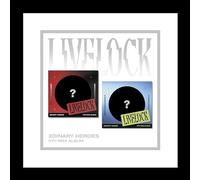 Xdinary Heroes LIvelock 4th Mini Album CD+Photobook+Photocard+Lyric poster on pack+Tracking Sealed XH (Digipack BLUE Version)
