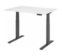 XDKB 12 G | Bureau - Blanc 120 x 80 réglable en hauteur électriquement