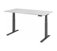 XDKB 16 G | Bureau - Gris 160 x 80 réglable en hauteur électriquement