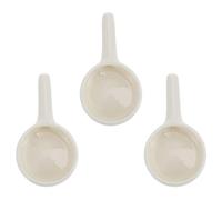 XDLEDMKIZ Brûleur d'huiles essentielles, brûleurs à Cire parfumée, Lot de 3 Mini-Bougies Chauffe-Plat en céramique, Supports de Bougies Portables, cuillères à Bougies Chauffe-Plat