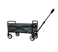 XDLEDMKIZ Chariot de Camping à Main, boîte de Rangement extérieure, Mini-Caravane, boîte à mouchoirs, Chariot Pliable en Toile, Chariot de Courses