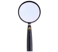 XDLEDMKIZ Loupe 100% HD en Verre, loupe portative 10X, lentille Optique en Verre véritable, adaptée à la Lecture au Microscope extérieur, lentille Optique protégeant la Vision san