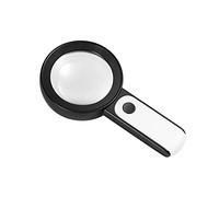 XDLEDMKIZ Loupe de Lecture avec éclairage, loupe de Lecture portative, idéale pour Les Personnes âgées, pour la dégénérescence maculaire