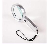 XDLEDMKIZ Loupes, loupes éducatives pour Loisirs, loupe portative 10X pour Personnes âgées/malvoyantes/Enfants/étudiants lisant avec loupe LED, lentille en Verre Optique avec Cordo