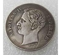 XDLiu Best Silver Coins - Pièce commémorative française Napoléon 1874 - Vieille pièce de monnaie de collection - Dollar de France ancien dollar Morgan Dollar - Argent plaqué
