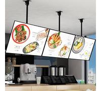 XDLYWUZIQ Caisson Lumineux LED à Cadre Clipsable Ultra-Fin, Panneau D'affichage Lumineux TV, Caisson Lumineux Publicitaire LED, écran D'affichage Lumineux pour Restaurants, Cafés 5pcs-50×70cm