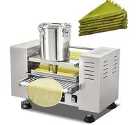 XDLYWUZIQ Crêpière Professionnelle Automatique, Modèle Mille Crêpe, Machine à Mille-Feuilles Professionnelle 6/8 Pouces, 0 à 200 °c, 100 à 350 Pièces/Heure, pour Gâteaux Et Tortillas 8in