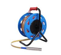 XDLYWUZIQ Monomètre De Niveau d'eau 10-500 M, Jauge De Profondeur avec Sonde Fixe Et Ruban d'acier pour La Mesure des Eaux Souterraines Et des Forages 32.8ft/10m