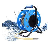 XDLYWUZIQ Monomètre De Niveau d'eau à Ruban d'acier - Indicateur De Niveau d'eau Souterraine Haute Précision | Instrument Portable De Surveillance Hydrogéologique pour Puits Et Réservoirs 492ft/150m