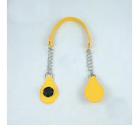 XDMING 1 Paire de Longues poignées en Cuir PU avec chaîne en Forme de Larme et Double chaîne en métal pour Sac O pour Femmes