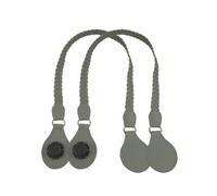 XDMING 1 Paire de poignées Longues et Courtes en Cuir PU tissé avec extrémité en Forme de Larme pour Mini Sac O Classique pour Sac à bandoulière Obag pour Femme