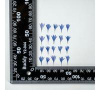 XDMING 120 Fleurs de centaurée Bleuet séchées et pressées pour Nail Art, Maquillage, Bijoux, Marque-Pages, Coques de téléphone, Cartes d'invitation, etc.