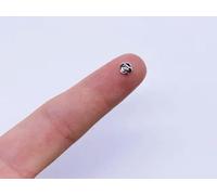 XDMING Boutons de Fleur de Rose de 5mm, Micro Mini Boutons, Petits Boutons, Couture de poupée