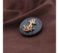 XDMING Boutons décoratifs pour vêtements, 10 pièces, 20mm, Design Ancre rétro Marine, Boutons de vêtements à la Mode, Veste, Manteau en Laine, Boutons de Couture
