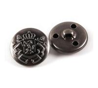 XDMING Costume de Manteau Vintage en métal, 10 pièces/lot, 15/20/25mm, Bouton d'uniforme, Boutons rétro en cuivre, Bouton à Tige Ronde, Bricolage, Ornements de Couture