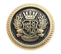 XDMING Couronne à Tige métallique dorée, 10 pièces, Accessoires de Couture pour vêtements, Costumes, Boutons Vintage, Uniforme Scolaire, Boutons de Manteau