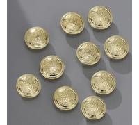 XDMING Lot de 10 Boutons en métal Vintage en Forme de Couronne, Style Tige pour Costumes, Manteaux, Manchettes, Chemises, Boutons, vêtements, Accessoires de Bricolage