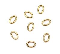 XDMING Lot de 100 Anneaux de jonction ovales Solides en Acier Inoxydable 3 x 4/4 x 6/6 x 8 m, connecteurs de Collier pour la Fabrication de Bijoux et de Bracelets