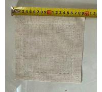 XDMING Lot de 12 Serviettes de Table en Coton et Lin pour Mariage, dîner, Restaurant, Maison