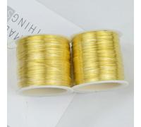 XDMING Rouleau de 100 mètres de Fil de Laiton plaqué Argent et Or de 0,3 mm et 0,4 mm pour la Fabrication de Bijoux Faits à la Main