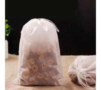 XDMING Sachets de thé Extra Larges, sachets de thé parfumés vides, infuseur avec Ficelle, Papier Filtre scellé pour Herbes et thé en Vrac