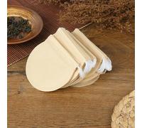 XDMING Sachets de thé Ronds vides en Papier Filtre avec Ficelle pour Tisane, 100 pièces/lot