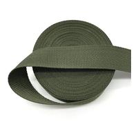 XDMING Sangle en Nylon Vert armée pour Sacs à Dos, 15mm 20mm 25mm 30mm 38mm de Large, 5yards de Large, Artisanat