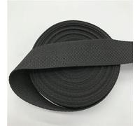 XDMING Sangle Noire en Nylon pour Sacs à Dos, 10, 15mm, 20mm, 25mm, 30mm, 38mm, 50mm de Large, 5yards, Artisanat