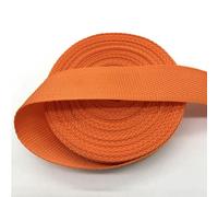 XDMING Sangle Orange en Nylon pour Sacs à Dos, 15mm, 20mm, 25mm, 30mm, 38mm de Large, 5yards de Large, Artisanat de cerclage