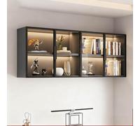 XDOPIRRS Armoires de Rangement murales pour Salle de Bain et Cuisine,armoires murales flottantes,armoires murales en Verre fabriquées à la Main(120 * 25.6 * 65cm/47.2 * 10 * 25.6in)