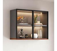 XDOPIRRS Armoires de Rangement murales pour Salle de Bain et Cuisine,armoires murales flottantes,armoires murales en Verre fabriquées à la Main(80 * 35 * 65cm/31.5 * 13.8 * 25.6in)