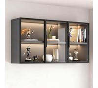 XDOPIRRS Armoires de Rangement murales pour Salle de Bain et Cuisine,armoires murales flottantes,armoires murales en Verre fabriquées à la Main(100 * 35 * 65cm/39.4 * 13.8 * 25.6in)